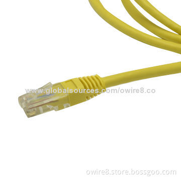 LAN cable Cat 5e UTP patch cord, CU, CCA, CCS